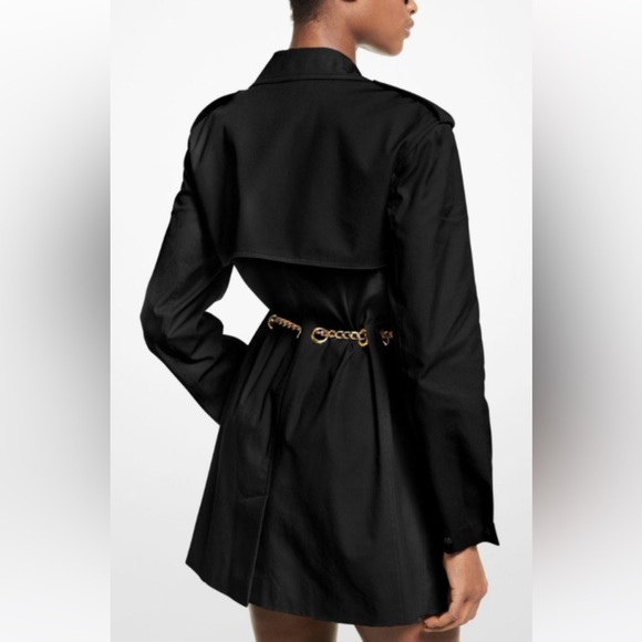 Michael Kors Black trench coat - Picture 2 of 5